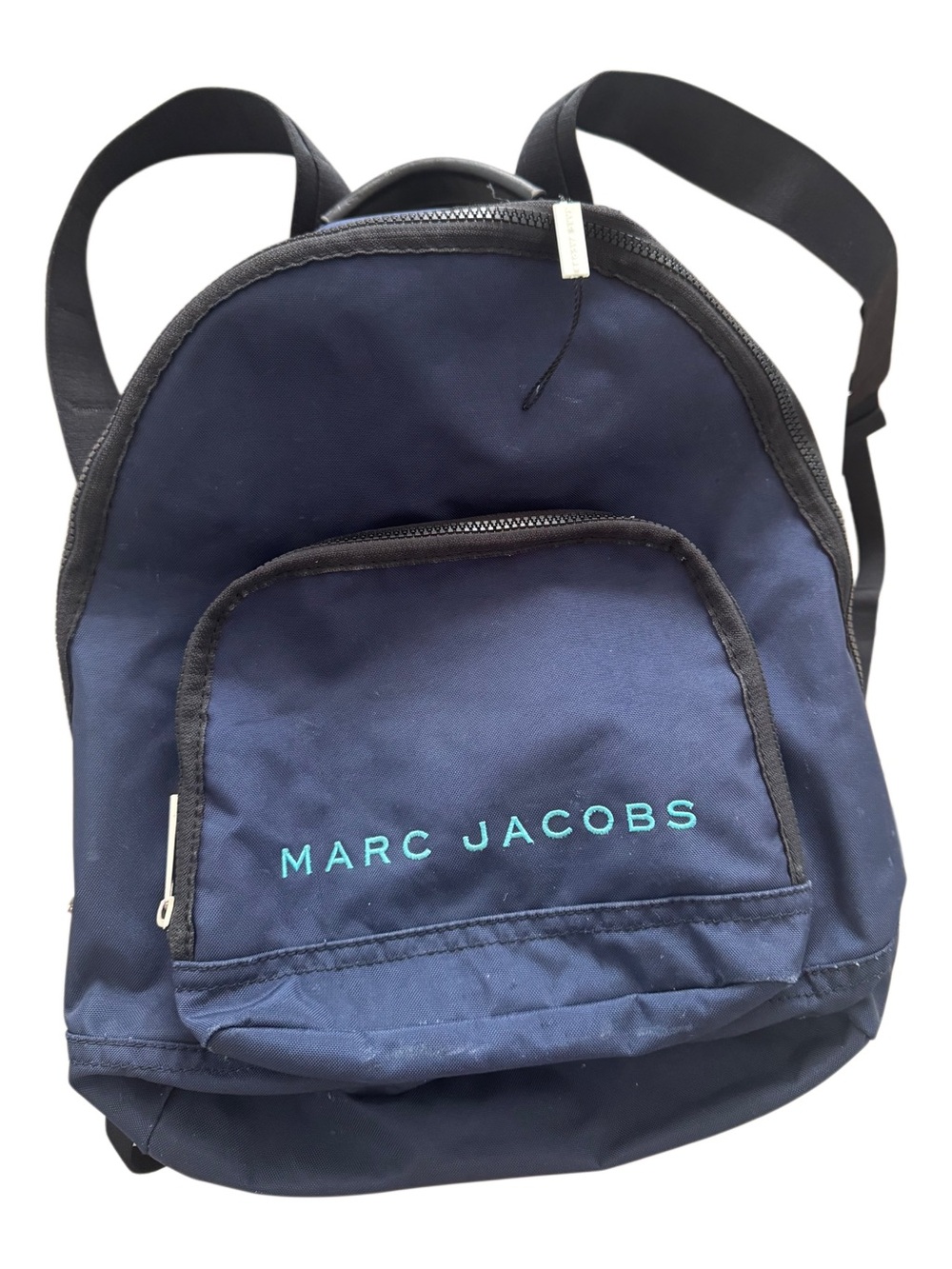 Marc Jacobs Navy and Black Logo Backpack for Men